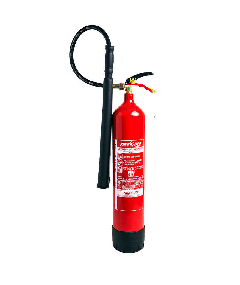 Extintor de CO2 de 2 kg y 5 kg